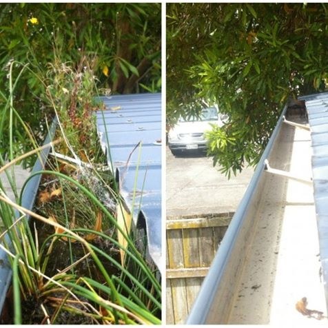 How to clean different types of gutters